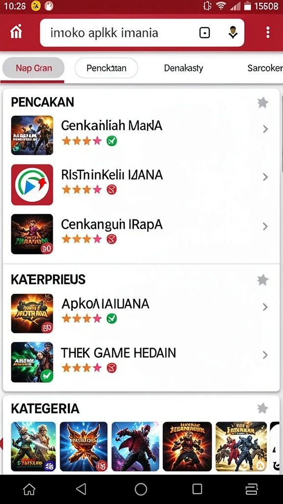 Mode permainan seru yang bisa dimainkan solo atau tim.