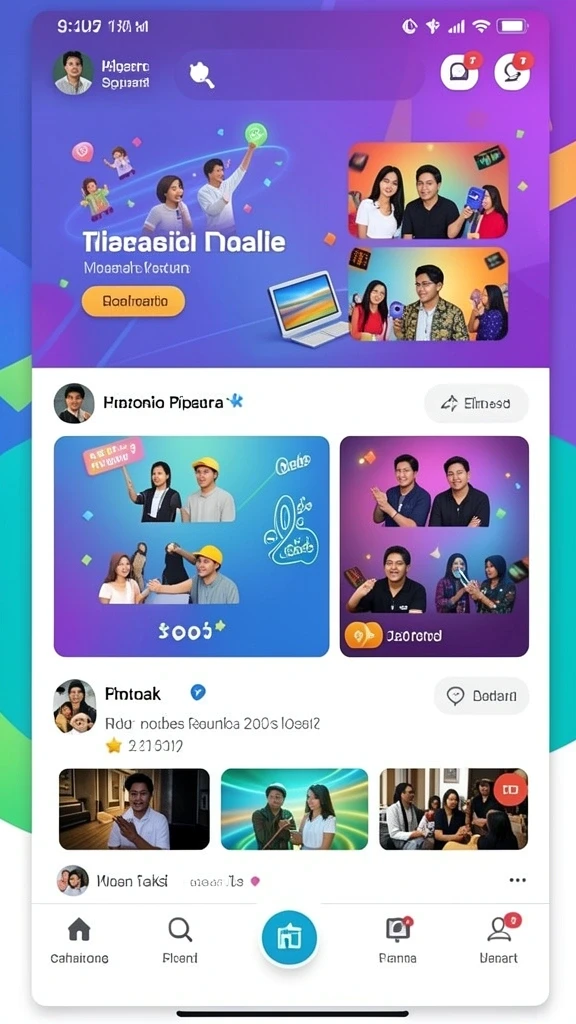 Beragam pilihan permainan yang tersedia untuk dimainkan.