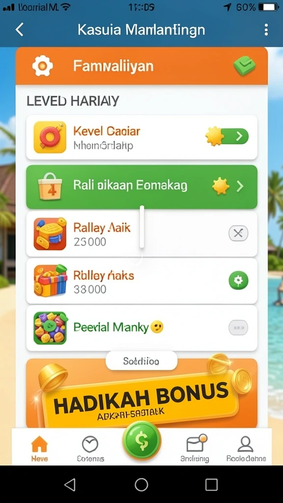 Tampilan antarmuka yang intuitif dan menarik.