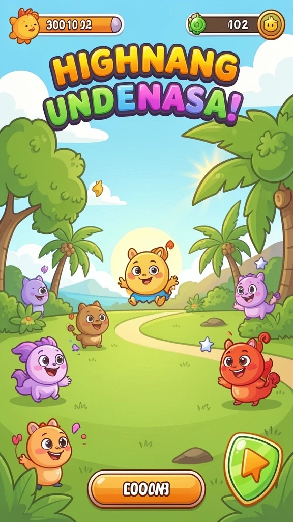 Tampilan awal game CUANGILA yang menarik.