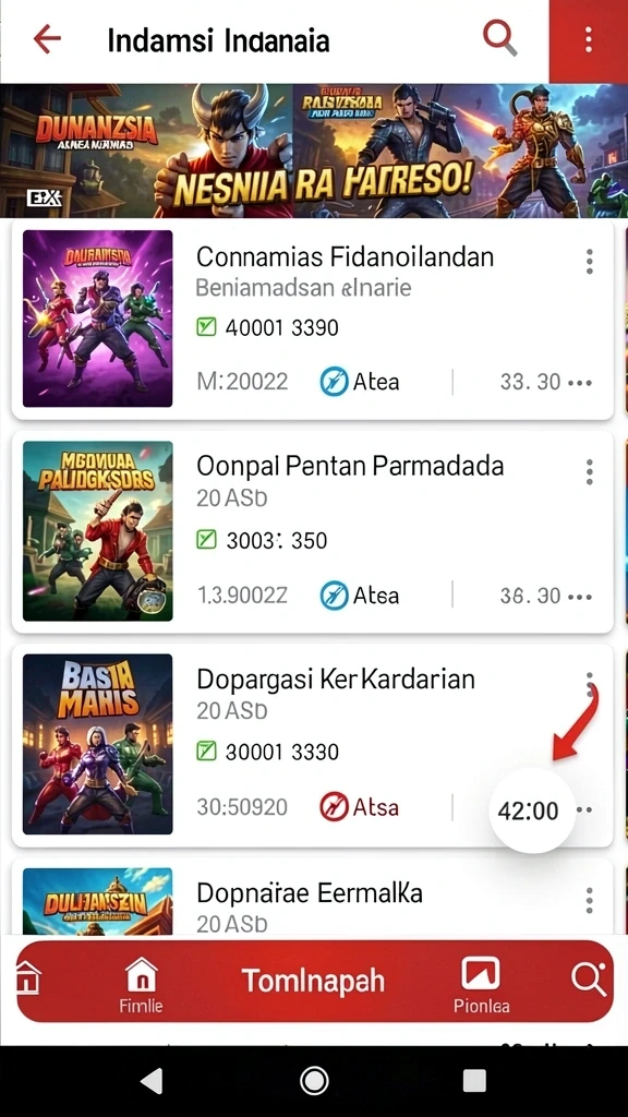 Berbagai item untuk meningkatkan kemampuan karakter.