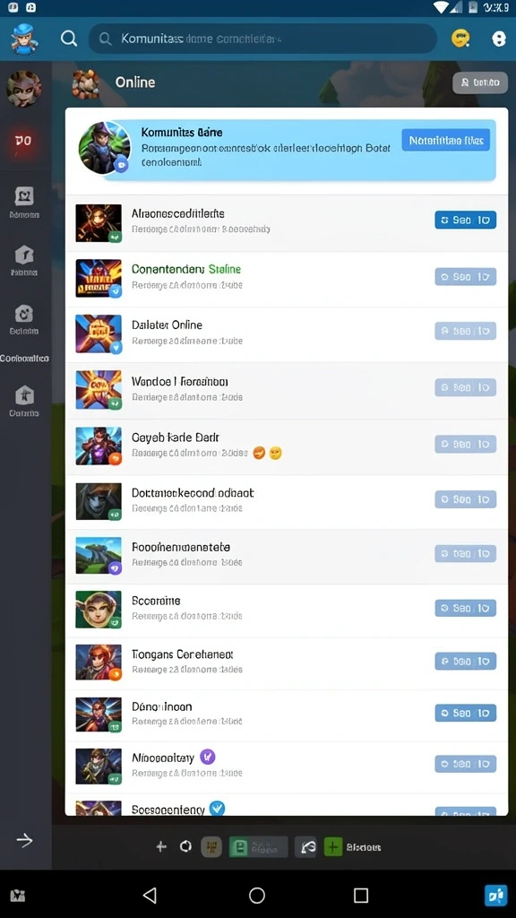Gameplay yang seru dengan berbagai permainan.