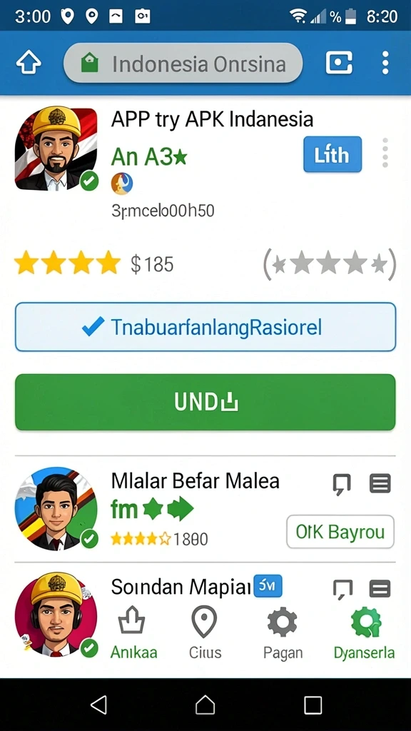 Tampilan antarmuka pengguna yang intuitif dan menarik.