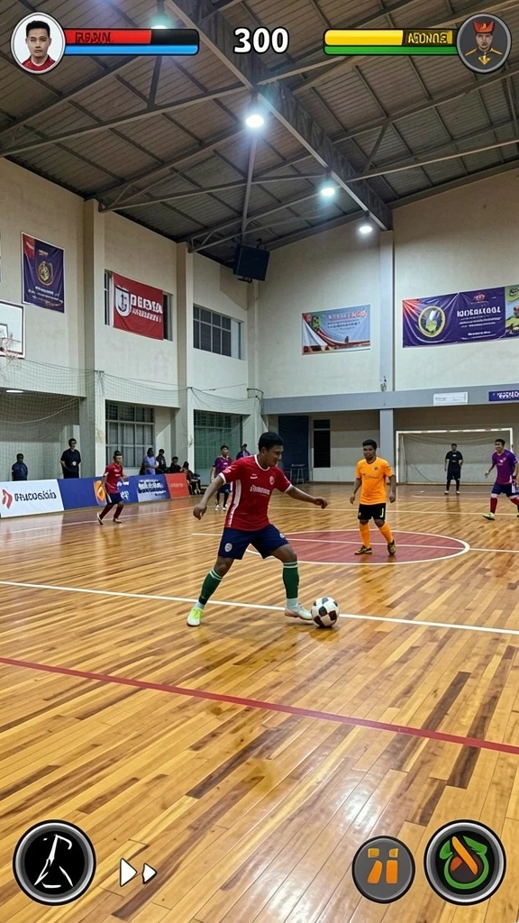 Gambar menampilkan karakter utama dalam misi penuh aksi.