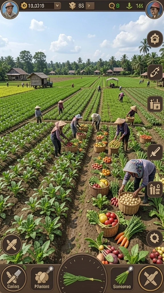 Tangkapan layar yang menunjukkan karakter kustomisasi dalam permainan.