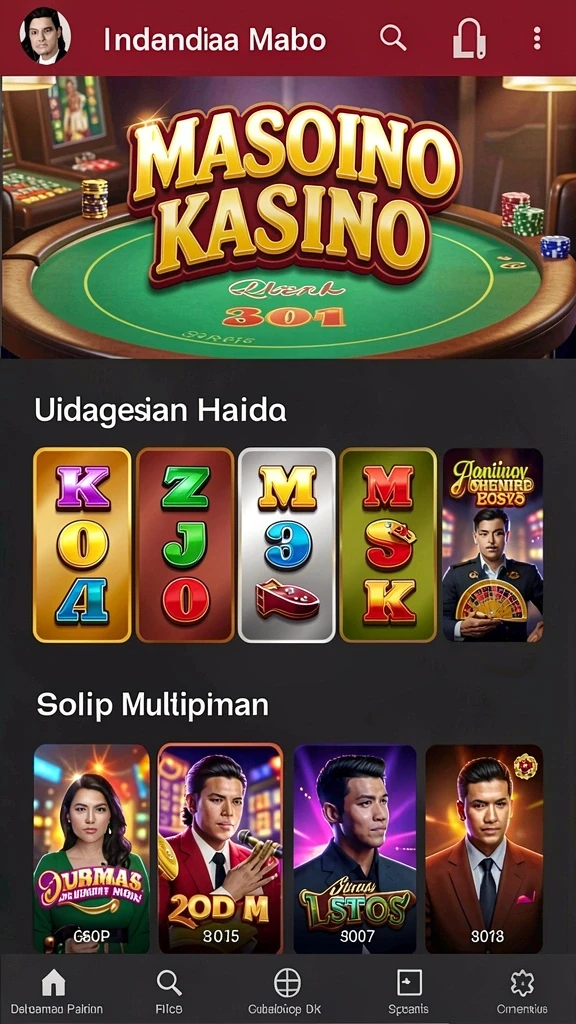 Tampilan permainan yang menarik dan modern.