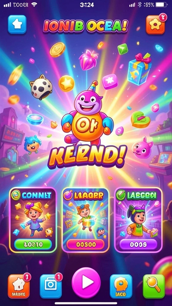 Tampilan menu utama yang menarik dan intuitif.