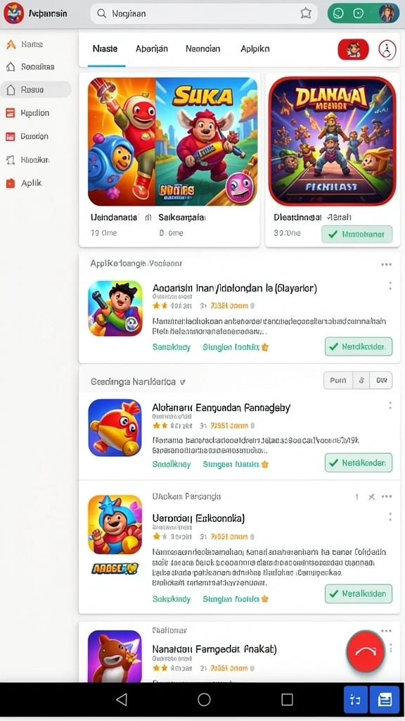 Tampilan antarmuka yang menarik dan mudah digunakan.