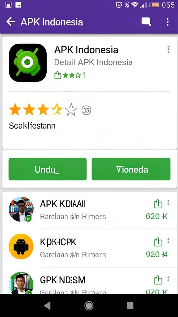 Tampilan antarmuka yang user-friendly.