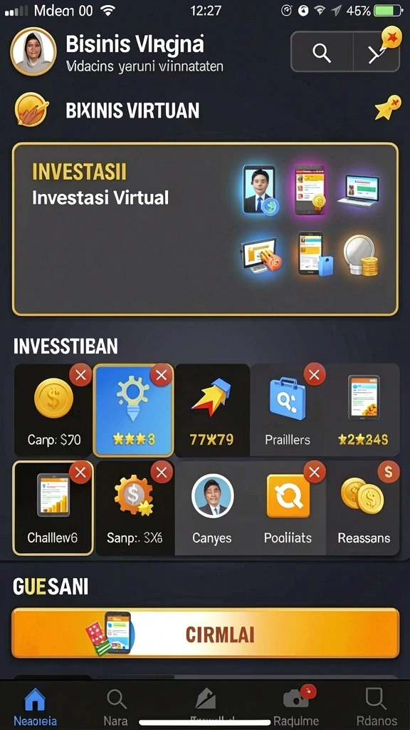 Fitur multiplayer yang memungkinkan tantangan dengan teman.