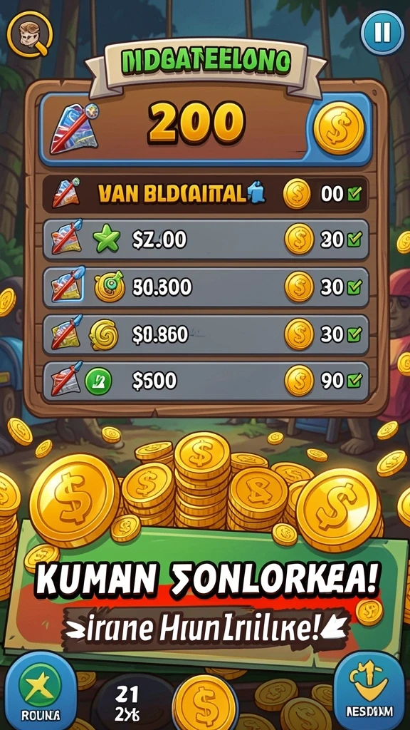 Screenshot menunjukkan permainan slot yang menarik.