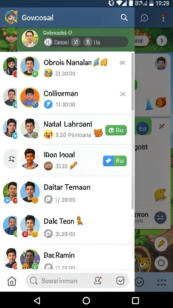 Tampilan antarmuka pengguna yang ramah dan intuitif.