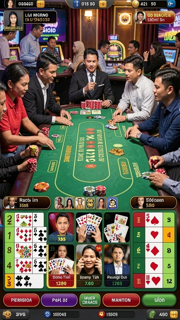 Fitur sosial yang memungkinkan interaksi antar pemain.
