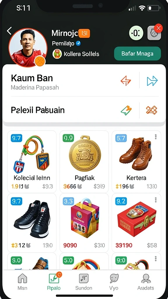 Tampilan antarmuka pengguna yang menarik dan intuitif.