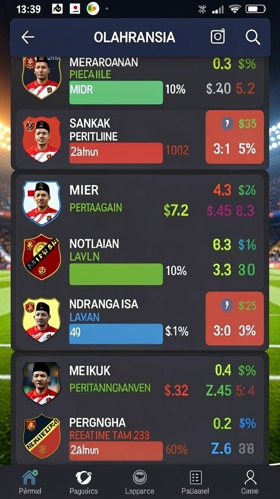 Fitur sosial untuk berinteraksi dengan pemain lain.