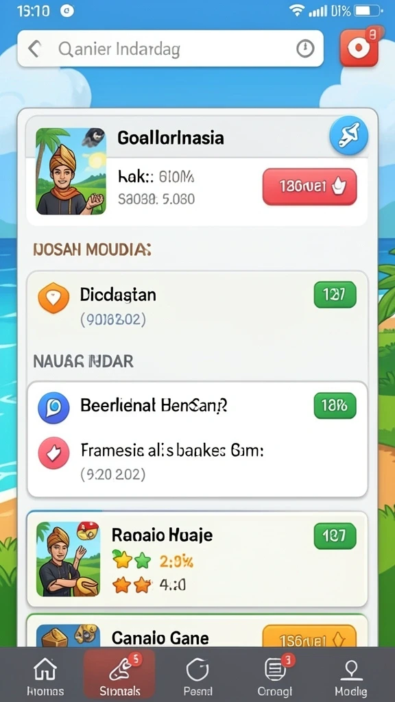 Tampilan antarmuka yang user-friendly dan menarik.