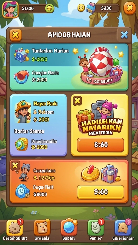 Beragam karakter dan level menarik untuk dijelajahi.