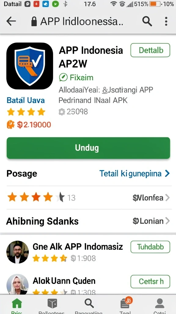 Tampilan antarmuka yang menarik dan mudah digunakan.