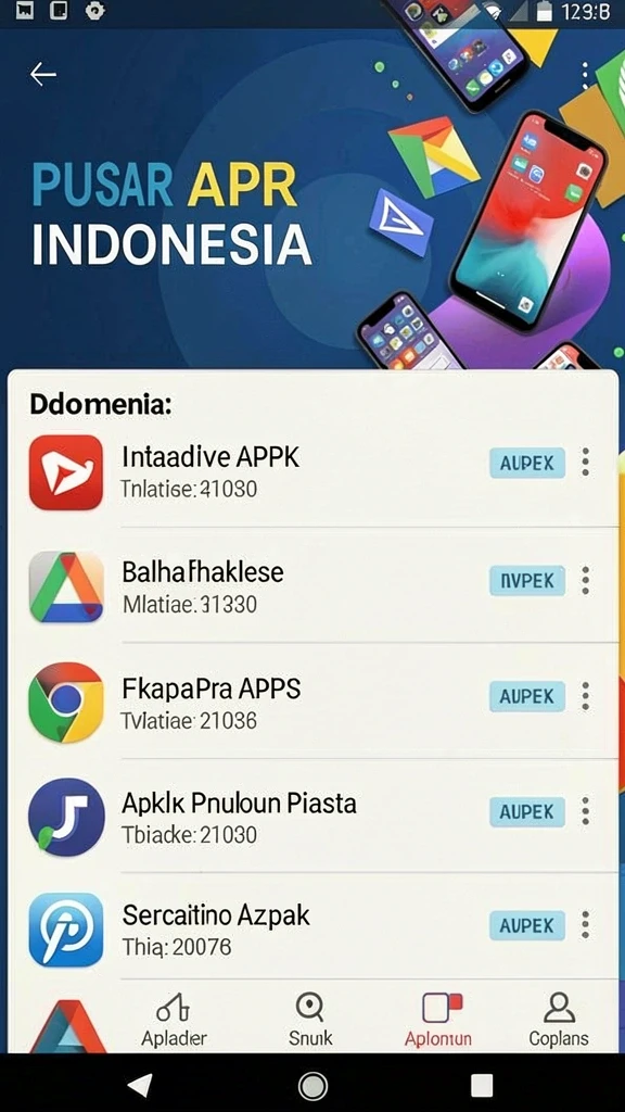 Tampilan awal aplikasi yang menarik dan mudah digunakan.