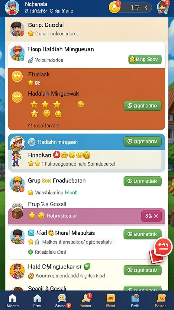 Tampilan utama QQRP yang menarik dan penuh warna.