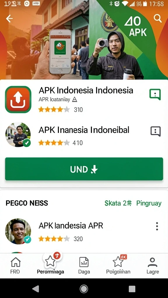 Tampilan antarmuka RPOK yang menarik dan user-friendly.