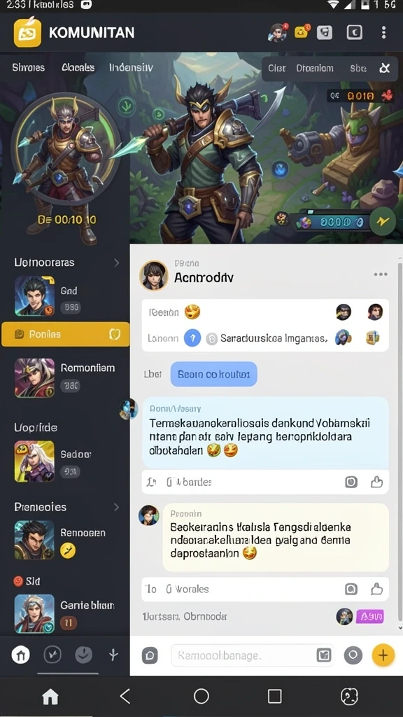 Komunitas yang aktif dan siap bersaing.