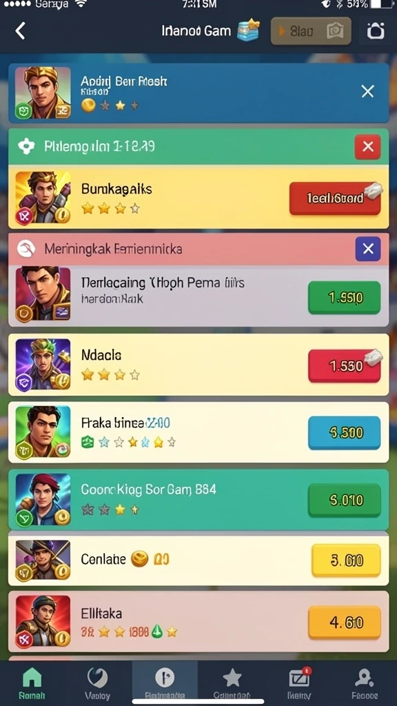 Halaman event dengan hadiah menarik untuk pengguna.
