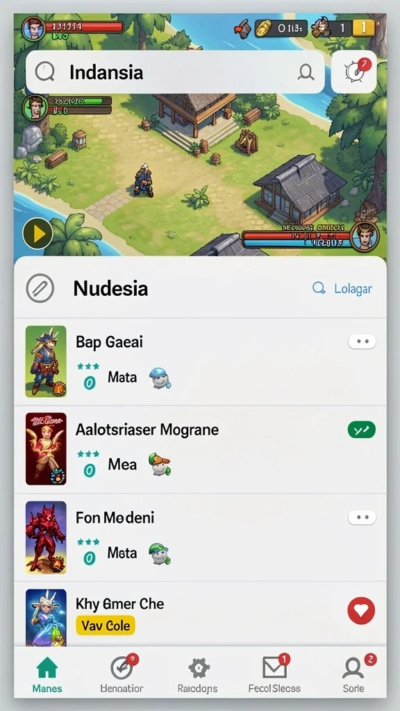 Mode permainan yang inovatif dan penuh tantangan.