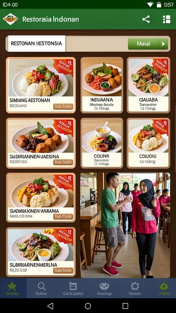 Tampilan utama aplikasi TAWONBET yang menarik.